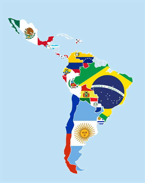 Societies of the Latin American Chapter up to July 2012.
