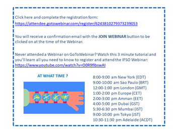 First IFSO-WOF Joint Webinar