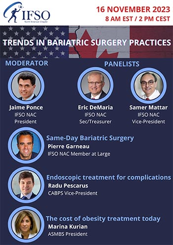 IFSO NAC WEBINAR: Trends in Bariatric Surgery practices