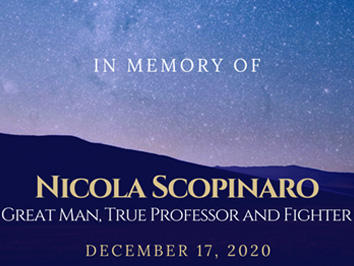 TRIBUTE TO PROF. NICOLA SCOPINARO