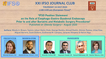 XXI IFSO JOURNAL CLUB