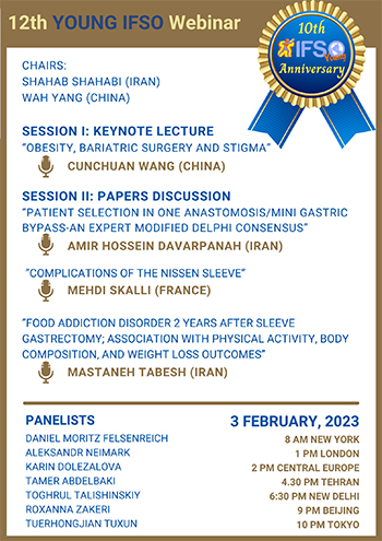  12TH YOUNG IFSO WEBINAR